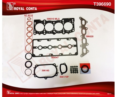 ÜST TAKIM CONTA REINZ KEÇELİ LASTİKLİ PALIO-ALBEA 1.2 16V 80HP 188A5.000