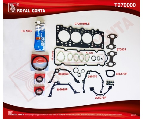 TAKIM CONTA SKC Lİ SUBAP LASTİKLİ PALIO 1.2 8V YM 60-65 hp