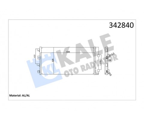 KLİMA KONDENSERİ DACIA DUSTER AL-AL