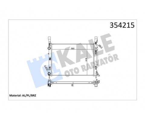 MOTOR SU RADYATORU MERCEDES CITAN 415 12 . KNG 1.5 DCI 1.6 16V 09