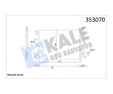KLİMA RADYÖTÖRÜ KONDENSER VOLVO XC90 I 2.5T T6 3.2 V8 D3 D5 04 14