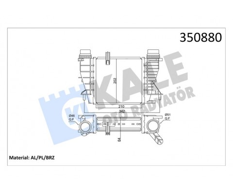 İNTERCOOLER AL/PL/BRZ CLIO III-MODUS-GRAND MODUS-NOTE-NV200