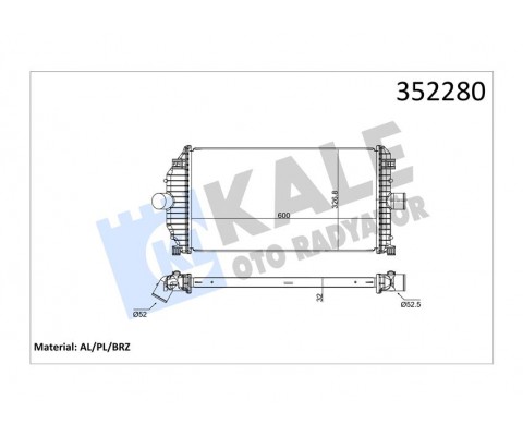 İNTERCOOLER ESPACE III-LAGUNA I 1.9DCI 98