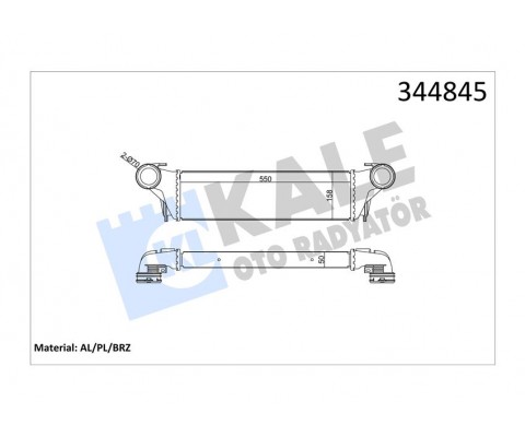 TURBO RADYATORU BMW M57N X5 E53 03 06