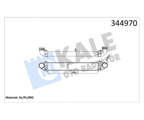 TURBOSARJ RADYATORU MERCEDES W169 W245