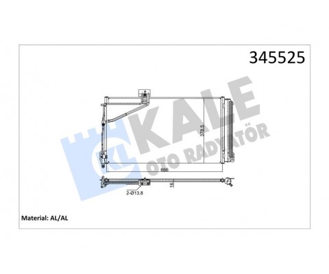 KLIMA RADYATORU MERCEDES SLK-CLASS R171 04 11