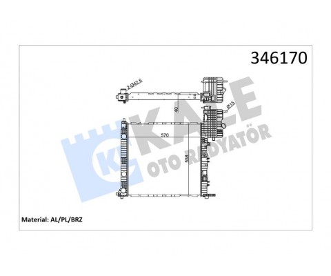 MOTOR SU RADYATORU MERCEDES VITO W638 96 03 KLIMASIZ