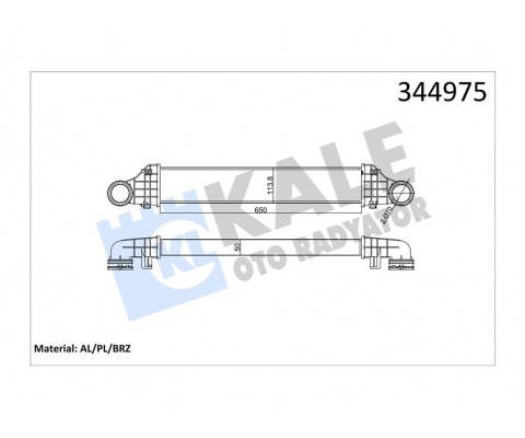 TURBOSARJ RADYATORU MERCEDES E-CLASS W211 S211