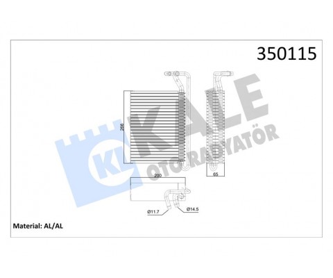 EVAPORATOR BMW N42 N46 M43 M47 M52 M54 M57 S54 E46 N52 N46 N47 M57 E83