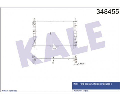 MOTOR SU RADYATORU AC MONDEO I II 92 00 1.6 1.8 2.0 OLCU 620 378 26 KLIMALI