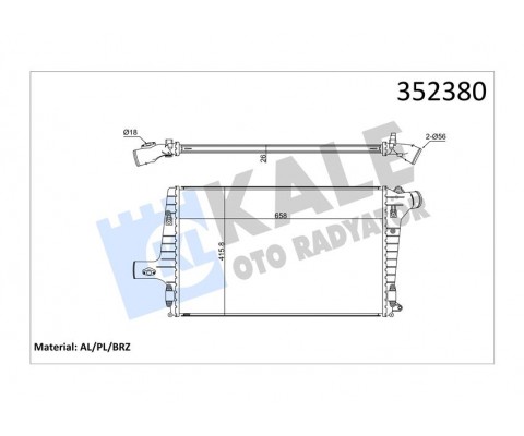 İNTERCOOLER A3-A6-TT2.5 TDI 01 04