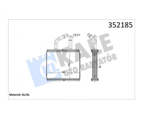 KALORİFER AL/PL/BRZ 323 PV-3623 CV-323 FV-323 SV-323 FV I-MX-3