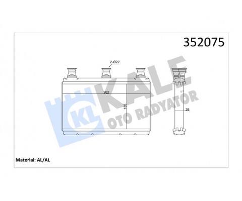 KALORIFER RADYATORU BMW E60 E63 E64