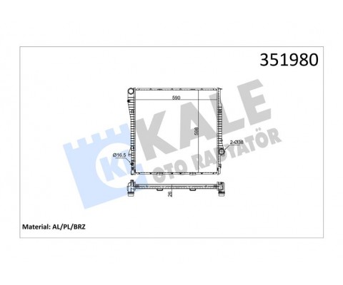 MOTOR SU RADYATORU OTM/SANZ BMW M54 M57 M62 E53 03 06