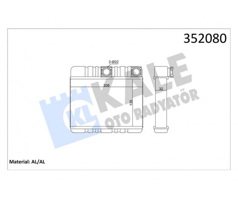 KALORIFER RADYATORU BMW E46 98 05 E83 06 11