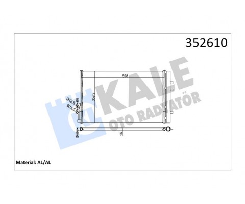 KLIMA RADYATORU BMW F25 F26