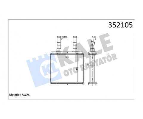 KALORİFER AL/PL/BRZ ATOS 1.0 12V 98