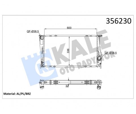 MOTOR SU RADYATORU BMW N54 N55 N20 E82 E84 E88 E89 E90 E92 E93