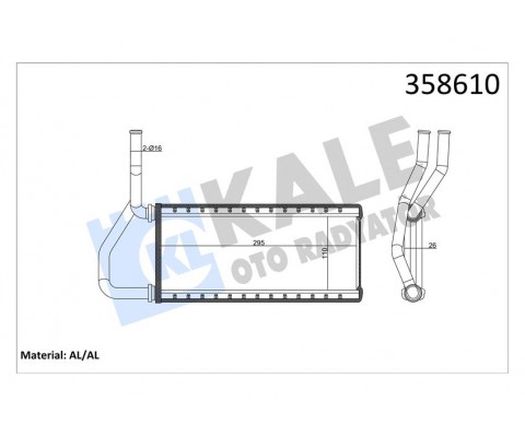 KALORİFER HONDA CR-V HEATER CORE