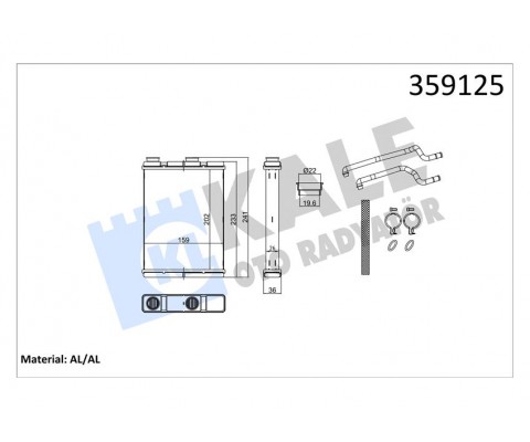 KALORİFER RADYATÖRÜ NISSAN QASHQAI II 1.5/1.6 DCİ