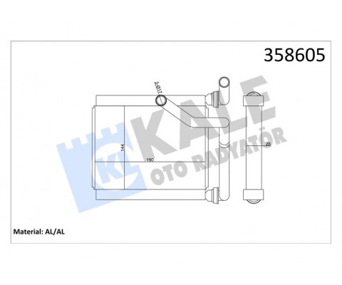 KALORİFER HONDA JAZZ HEATER CORE