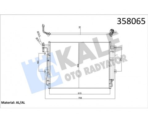 KLIMA RADYATORU 306DT DISCOVERY 4 L319 09 18 RANGE ROVER SPORT I L320 09 13