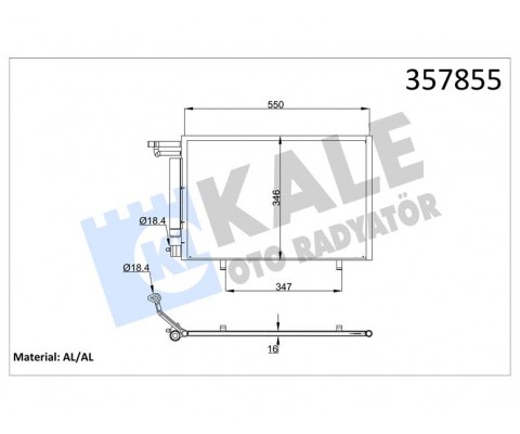KLIMA RADYATORU FORD ECOSPORT 1.5 TDCI 15
