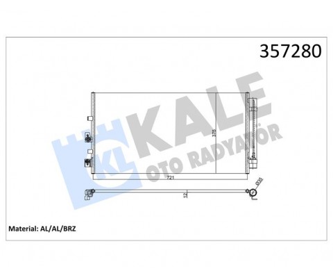 KONDENSER KLIMA RADYATORU YENI FOCUS IV 17 1.5 ECOBLUE 1.0-1.5 ECOBOOST