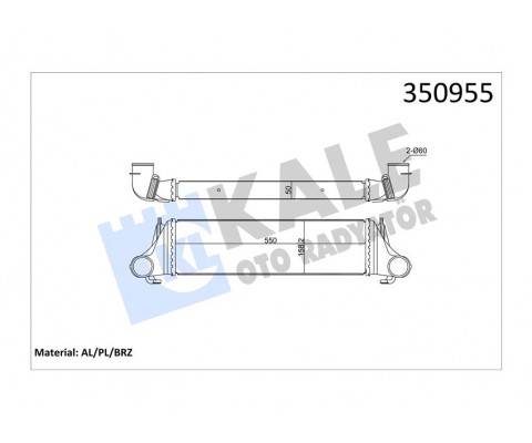 TURBO RADYATORU BMW M57 D30 X5 E53 00 06
