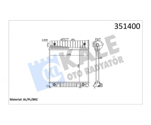 MOTOR SU RADYATORU MERCEDES M111 W202 S202 W210 S210 KLIMASIZ
