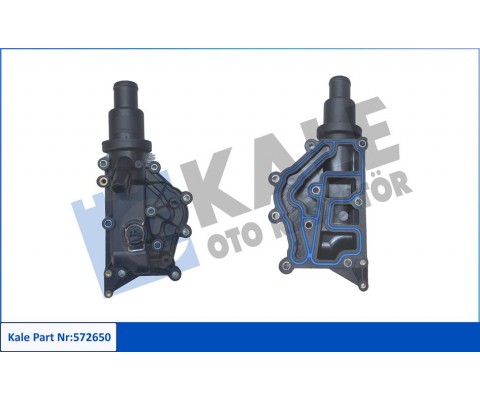KOMPLE TERMOSTAT-PLASTİK GÖVDELİ 83 C RENAULT CLIO-FLUENCE-KANGOO-MEGANE-MODUS-SCENIC