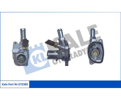 KOMPLE TERMOSTAT-ALUMINIUM GÖVDELİ 88 C FIAT 500-PANDA-FORD KA-KA III-LANCIA YPSILON