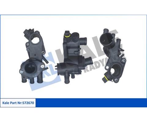 KOMPLE TERMOSTAT-PLASTİK GÖVDELİ 87 C SEAT AROSA-CORDOBA-IBIZA-INCA-SKODA FELICIA-OCTAVIA-VW CADDY GOLF-LUPO-POLO-VENTO