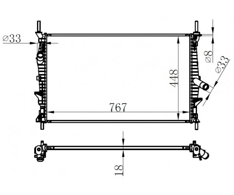 MOTOR SU RADYATORU TRANSIT TUORNEO CUSTOM V362 V363 2.2TDCI 100PS 125PS 135PS 140PS 155PS 12
