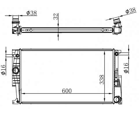 MOTOR SU RADYATORU BMW B38 N20 N26 N55 F20 F30 F32 F34 F36 F22 F80 F82