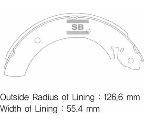 ARKA KAMPANA PABUÇ BALATA HYUNDAI H100 KAMYONET 04- / KIA BONGO. K2500 04-
