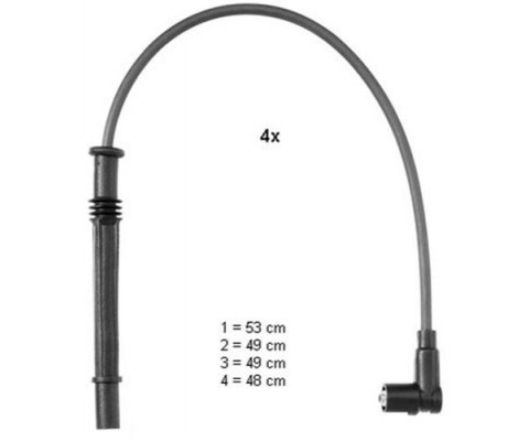 BUJİ KABLOSU CLIO III-KNG-TWNG 1.2 16V-DACIA LOGAN MCV II 1.2 13 SANDERO 1.2 16V 08