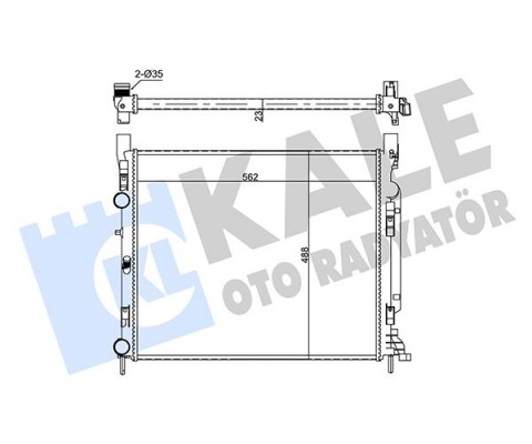 MOTOR SU RADYATORU MERCEDES CITAN W415 12 . RENAULT KANGOO II 1.2TCe-1.5dCi-1.6 16V 08