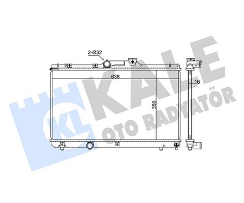 RADYATÖR TOYOTA COROLLA AE101 AL-PL-BRZ 1.3 -1.6 92-00