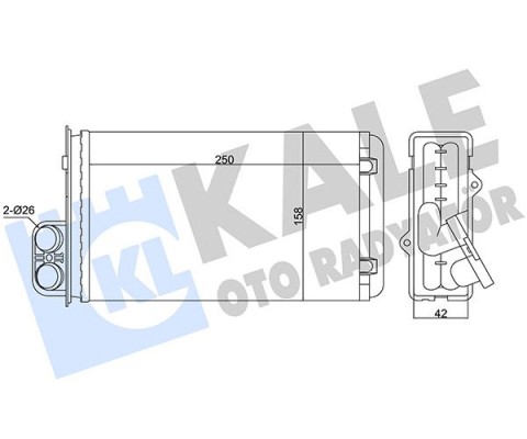 KALORİFER RADYATÖRÜ 405 92-96 406 96-04 248x157