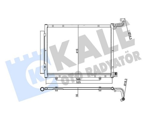 KLIMA RADYATORU FIESTA 17 COURIER 17 ECOSPORT 17 1.5 ECOBLUE 1.1 CVT -1.5 TDCI