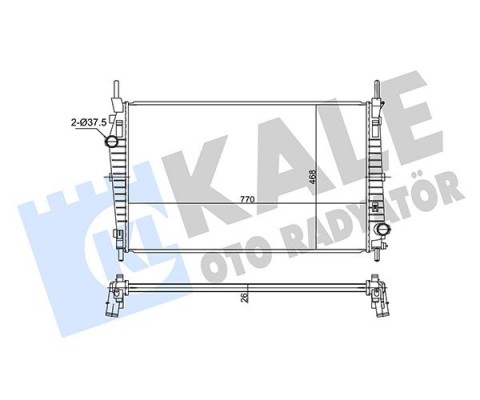 MOTOR SU RADYATORU FORD TRANSIT 3.2 TDCI 200PS 06 KLIMALI KLIMASIZ