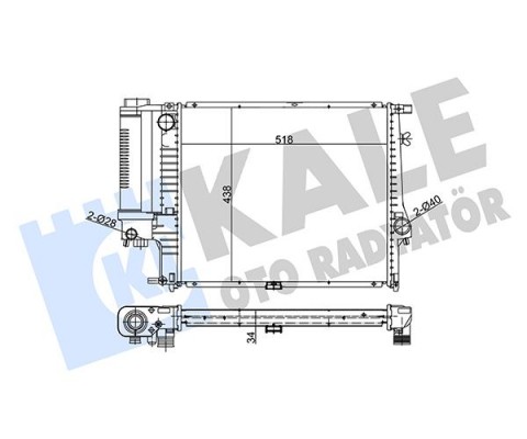 MOTOR SU RADYATORU BMW M20 B20 B25 M50 B20 E34 90 95 M40 E30 87 91