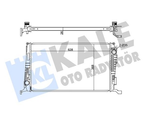 RADYATÖR DACIA DUSTER 1.5 DCİ-1.5 DCİ 4x4 2010 AL/PL/BRZ