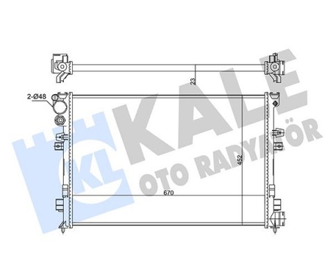 RADYATÖR SCUDO/P806 1.8i-2.0i 8V-2.0i 16V AL/MKNK