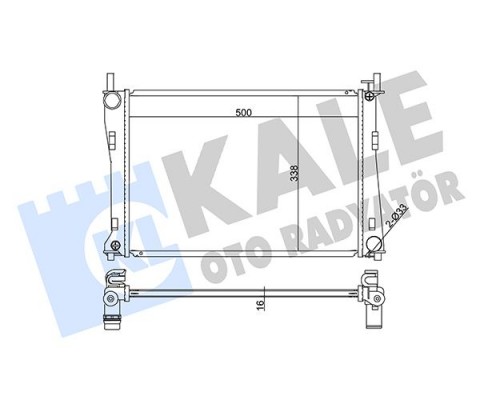 MOTOR SU RADYATORU FIESTA V FUSION 01 08 1.25 1.4 16V 1.6 16V MAZDA II 1.4 16V 1.6 16V 02 OLCU 500 358 16