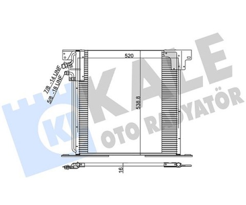KLIMA RADYATORU MERCEDES VITO W638 97 03