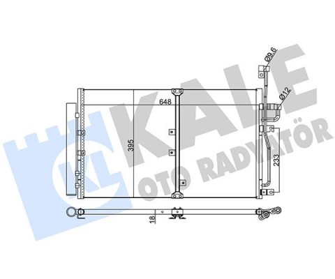 KLİMA KONDENSERİ OPEL ANTARA-CHAVROLET CAPTIVA AL-AL 670X393X18