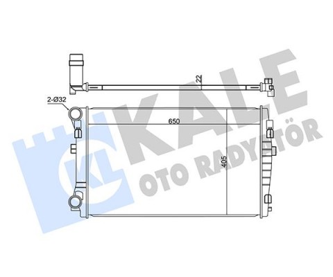 RADYATÖR GOLF VII-A3-LEON 1.2-1.4-1.6TDİ 12 MEK AL/PL/BRZ