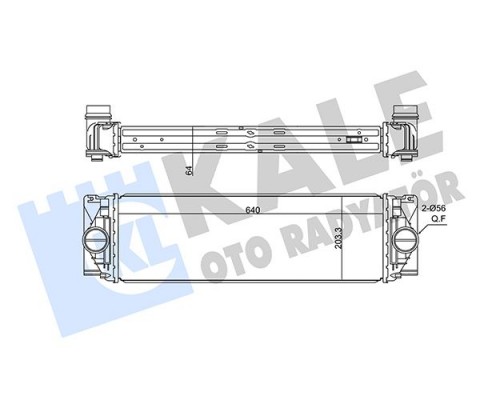 TURBOSARJ RADYATORU MERCEDES SPRINTER B906 B907 B910 . VW CRAFTER 30-35-50